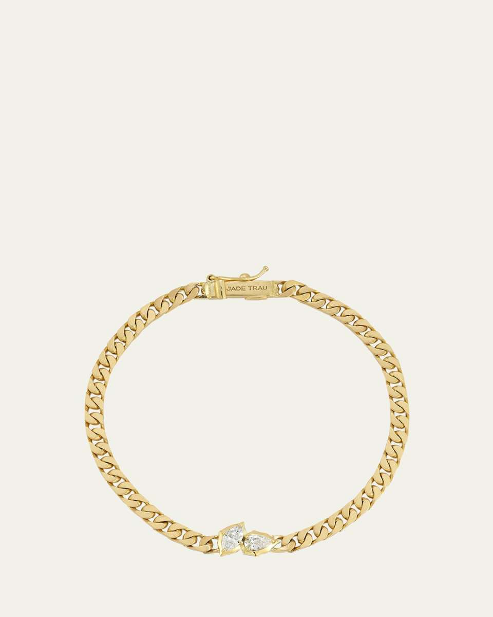 Posey Curb Chain Diamond Bracelet